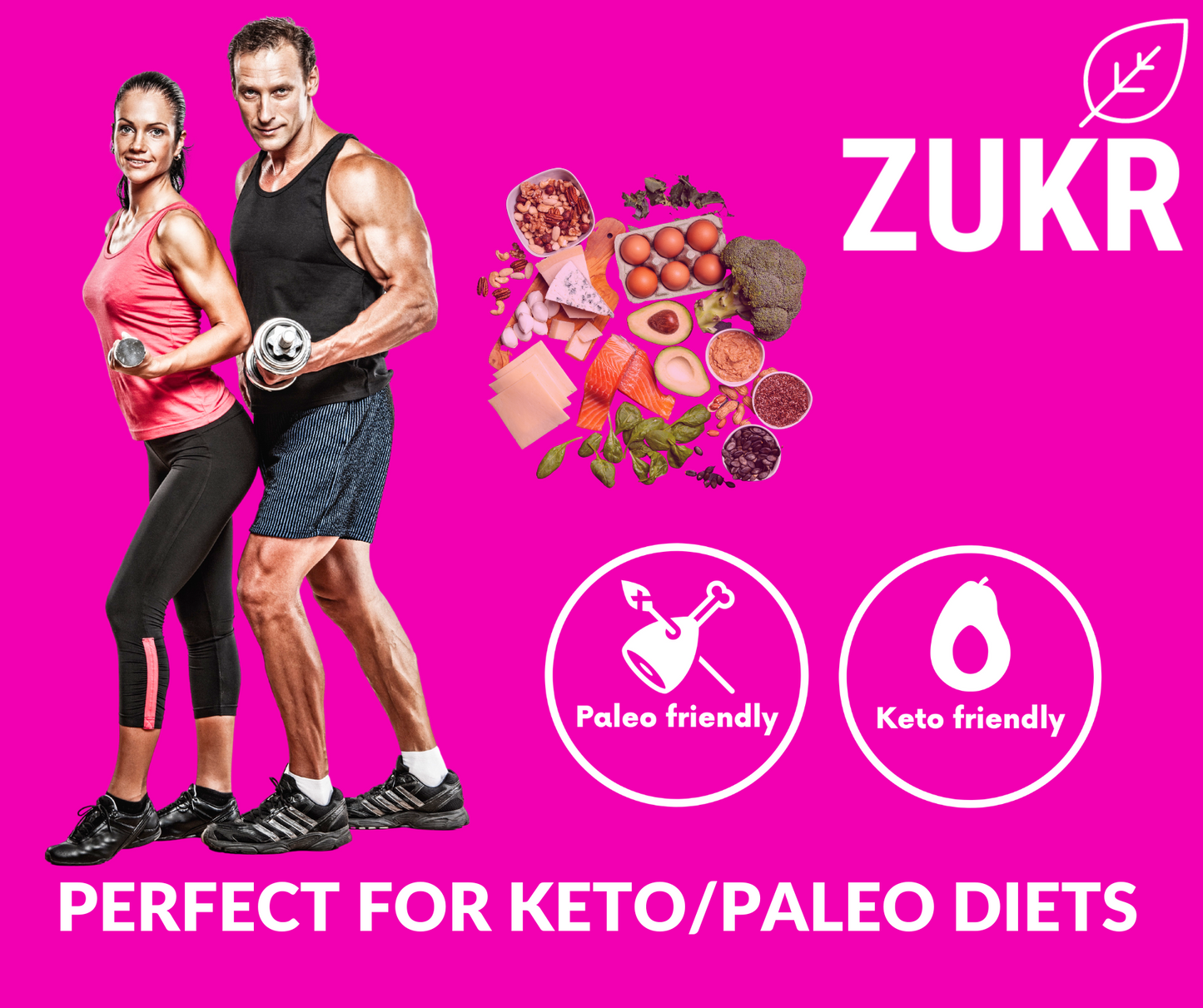 Perfect for Keto and Paleo Diets: ZUKR Natural Organic Sugar Replacement Zero-calorie sweetener Zero-GI Keto-friendly Vegan Paleo Guilt-free sweetness Healthy alternative Granulated sugar replacement Sugar substitute Natural sweetener Low-carb sweetener