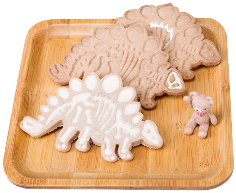 Dinosaur Biscuit Cutters & Stampers, Set of 3